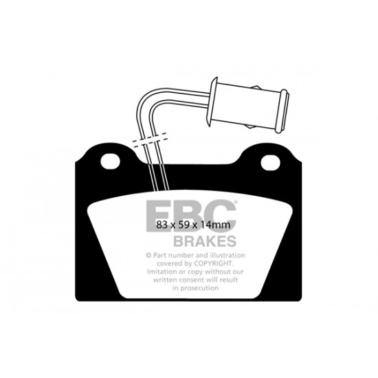 Klocki EBC Brakes Ultimax2 DP398