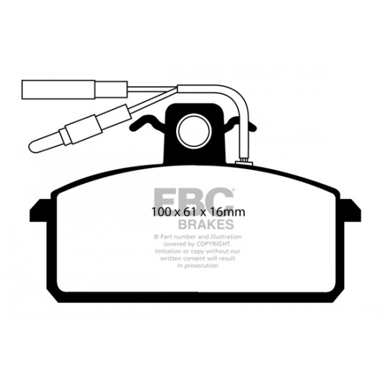 Klocki EBC Brakes Ultimax2 DP410/2