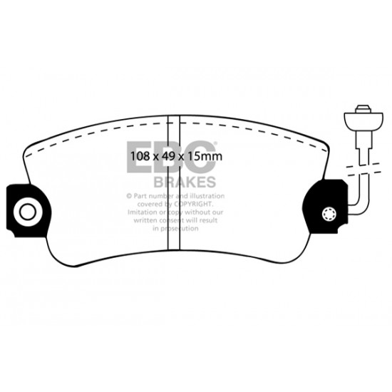 Klocki EBC Brakes Ultimax2 DP417