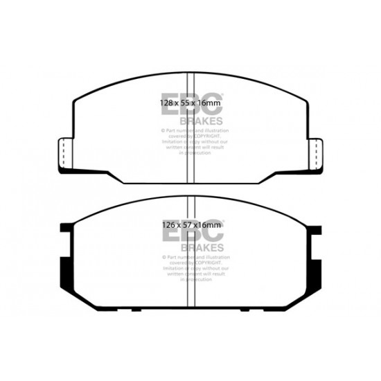 Klocki EBC Brakes Yellowstuff DP4456R