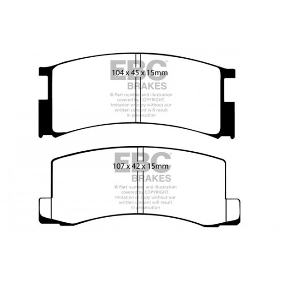 Klocki EBC Brakes Yellowstuff DP4457R