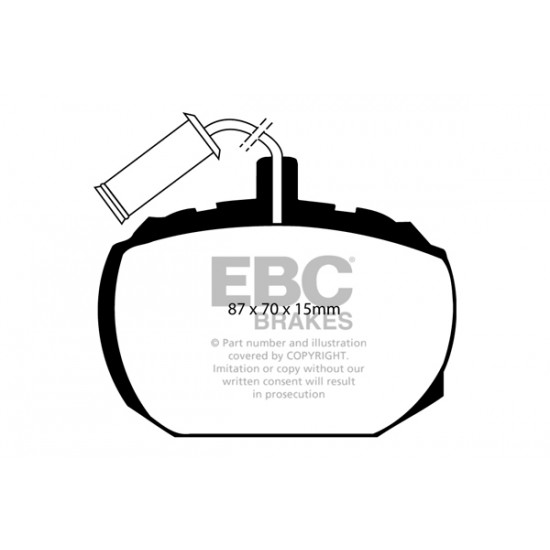 Klocki EBC Brakes Ultimax2 DP474