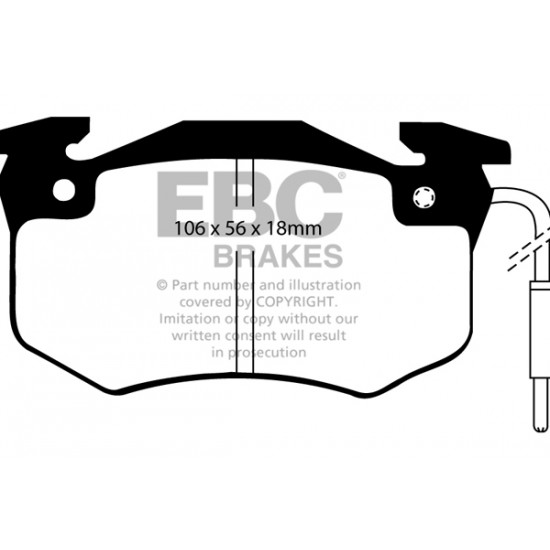 Klocki EBC Brakes Ultimax2 DP489