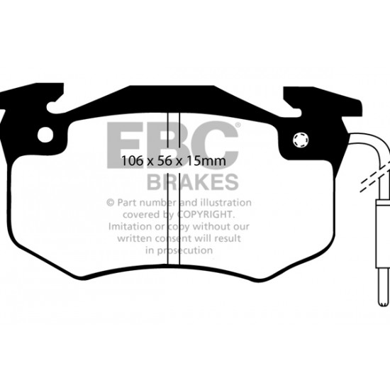 Klocki EBC Brakes Ultimax2 DP489/2