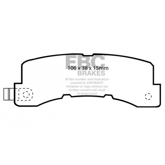 Klocki EBC Brakes Ultimax2 DP569