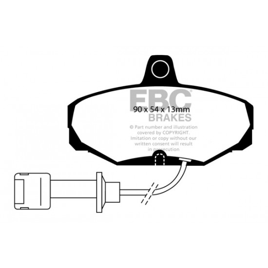 Klocki EBC Brakes Ultimax2 DP571