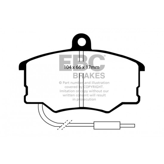 Klocki EBC Brakes Ultimax2 DP616