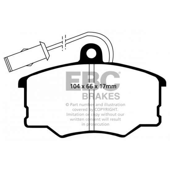 Klocki EBC Brakes Ultimax2 DP616/2