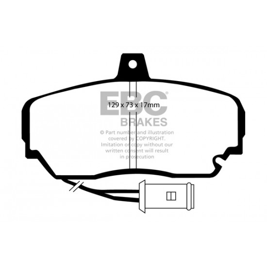 Klocki EBC Brakes Greenstuff DP2630