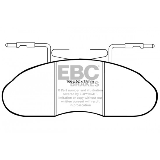 Klocki EBC Brakes Ultimax2 DP633/2