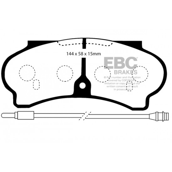 Klocki EBC Brakes Ultimax2 DP652