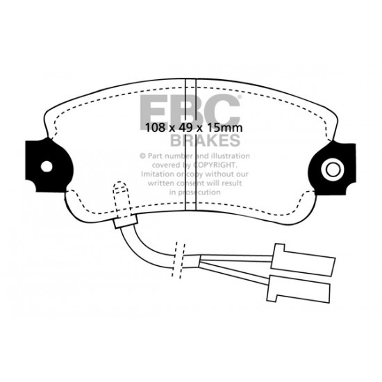 Klocki EBC Brakes Ultimax2 DP653