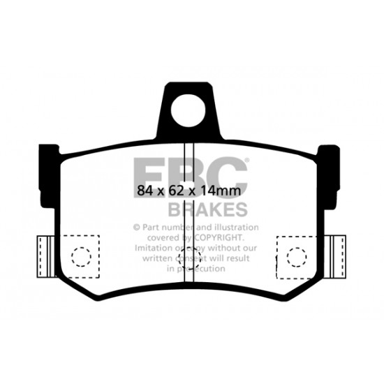 Klocki EBC Brakes Greenstuff DP2662/2