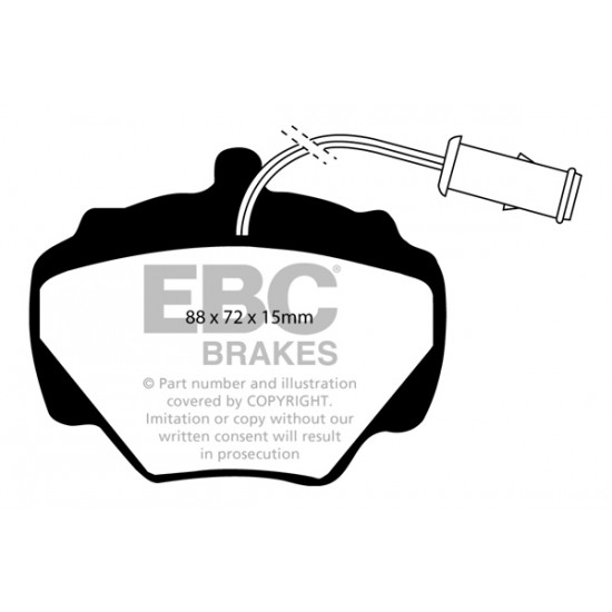 Klocki EBC Brakes Greenstuff 6000 Series 4x4 DP6663