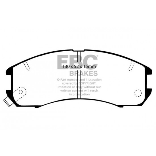 Klocki EBC Brakes Yellowstuff DP4705R