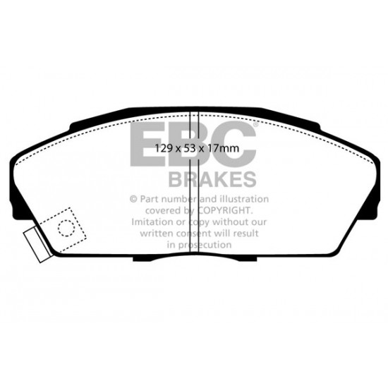 Klocki EBC Brakes Yellowstuff DP4719/2R