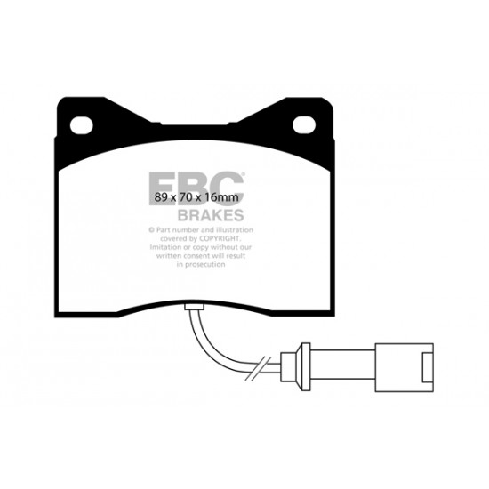 Klocki EBC Brakes Yellowstuff DP4753R