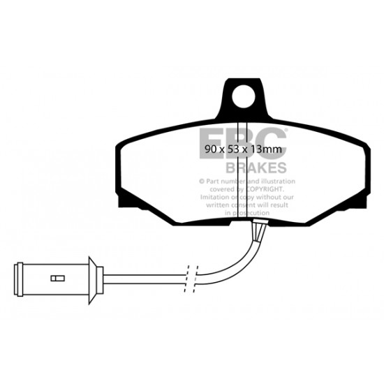 Klocki EBC Brakes Redstuff DP3757C