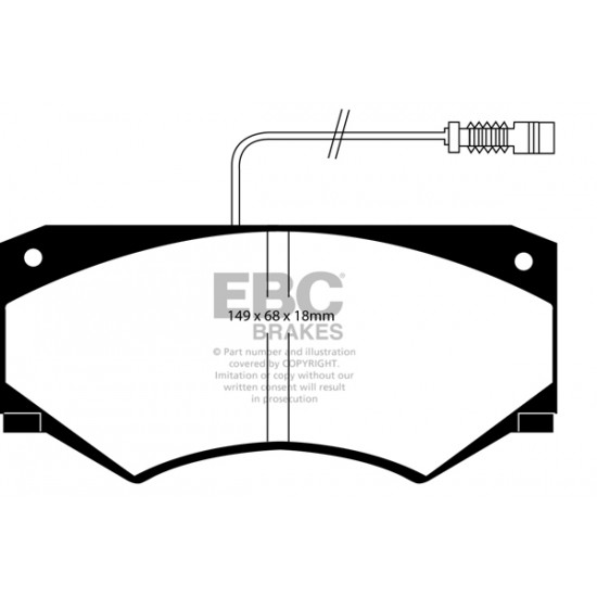 Klocki EBC Brakes Ultimax2 DP786