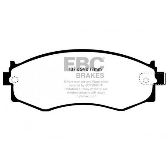 Klocki EBC Brakes Yellowstuff DP4792R