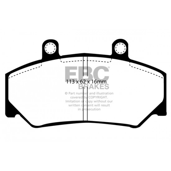 Klocki EBC Brakes Yellowstuff DP4800R