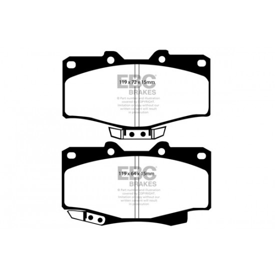 Klocki EBC Brakes Yellowstuff DP4807R