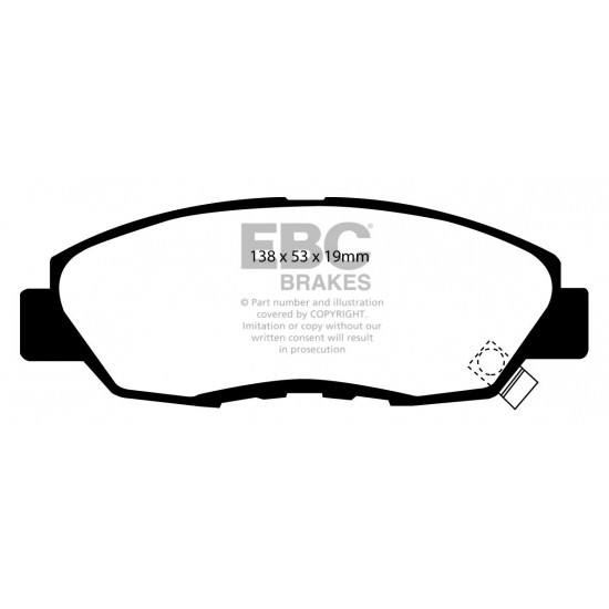 Klocki EBC Brakes Yellowstuff DP4812/2R