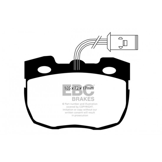 Klocki EBC Brakes Yellowstuff DP4814R