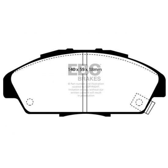 Klocki EBC Brakes Ultimax2 DP818