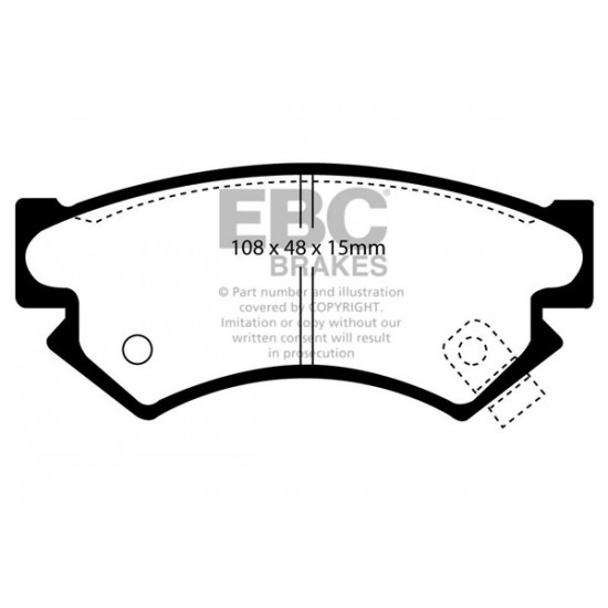 Klocki EBC Brakes Ultimax2 DP822