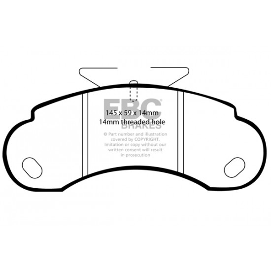 Klocki EBC Brakes Ultimax2 DP832