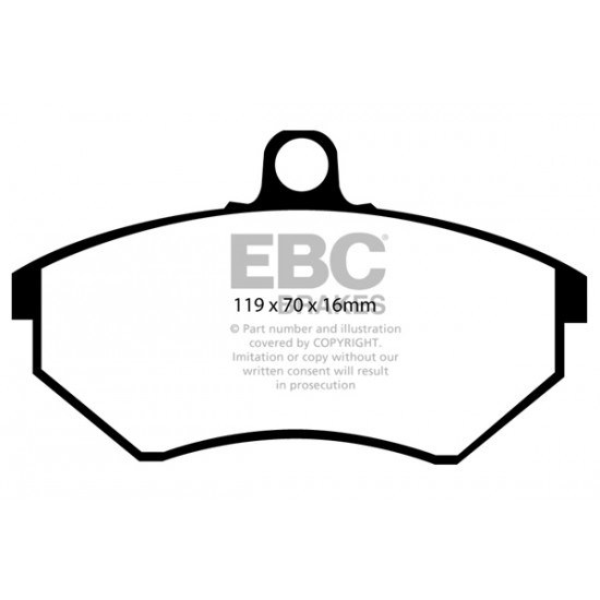 Klocki EBC Brakes Yellowstuff DP4841R