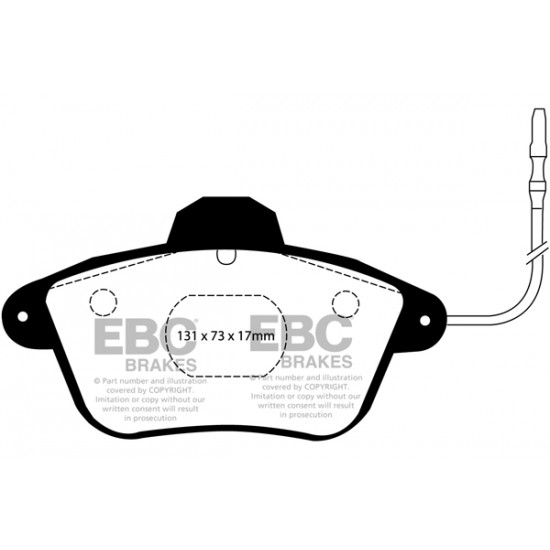 Klocki EBC Brakes Ultimax2 DP882