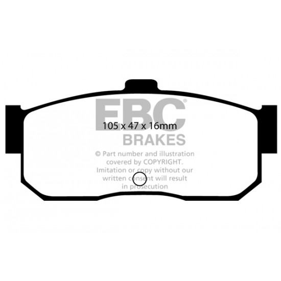 Klocki EBC Brakes Yellowstuff DP4889R