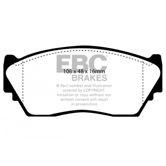 Klocki EBC Brakes Greenstuff DP2892