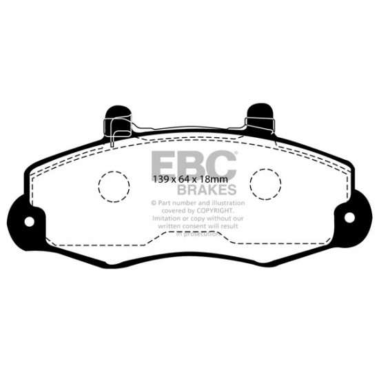 Klocki EBC Brakes Ultimax2 DP918/2