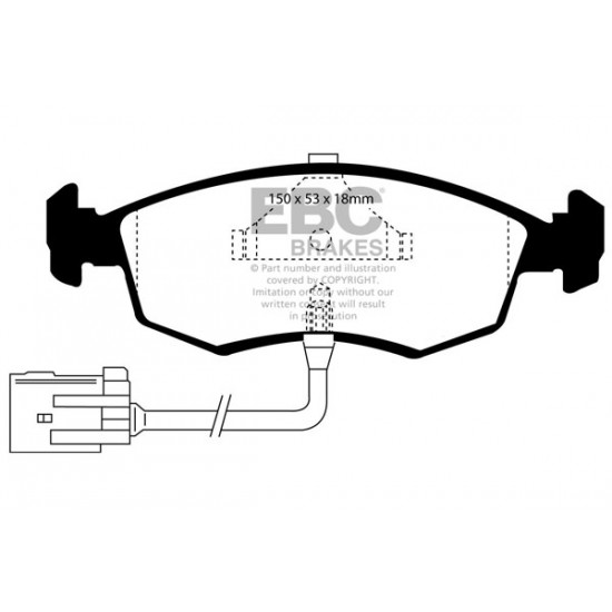 Klocki EBC Brakes Ultimax2 DP961