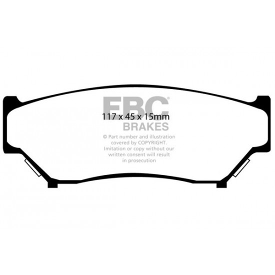 Klocki EBC Brakes Ultimax2 - Suzuki Grand Vitara 1 przód