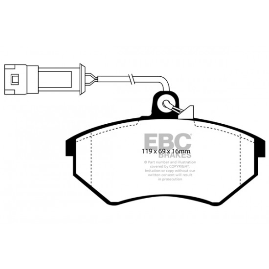 Klocki EBC Brakes Greenstuff DP2982/2