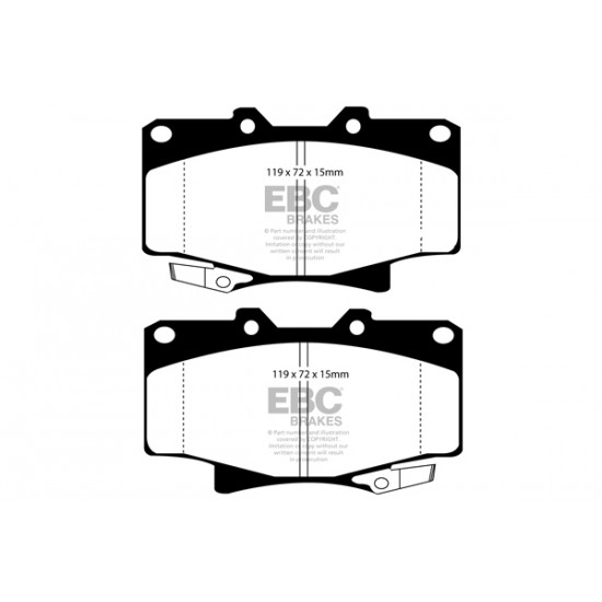 Klocki EBC Brakes Yellowstuff DP4992R