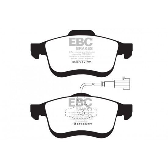 Klocki EBC Brakes Greenstuff DP22010