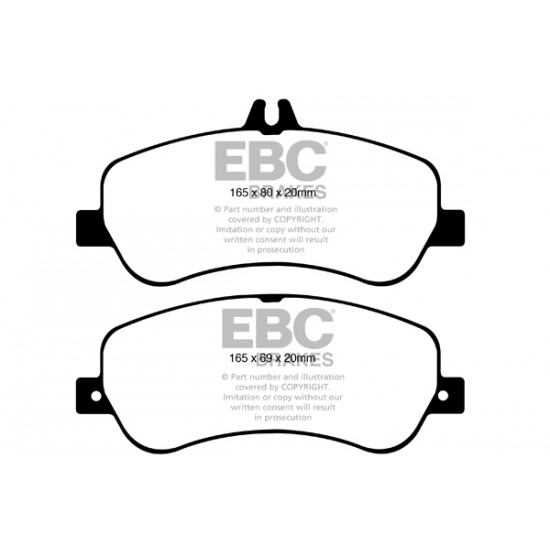 Klocki EBC Brakes Greenstuff 6000 Series 4x4 DP62011