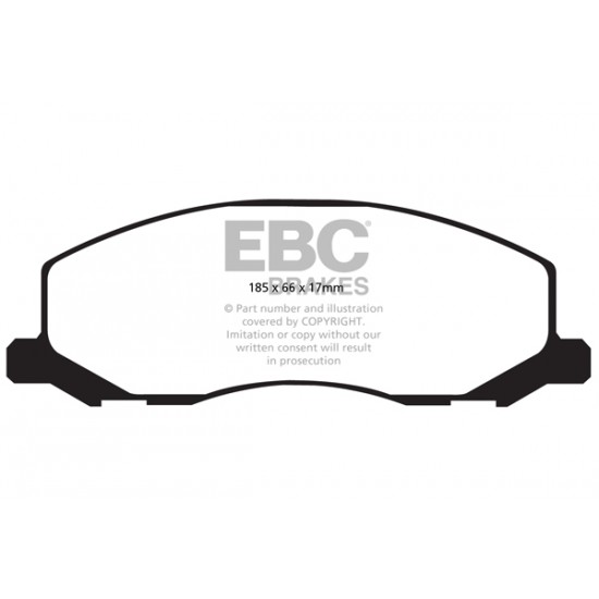 Klocki EBC Brakes Greenstuff - Opel Insignia A przód