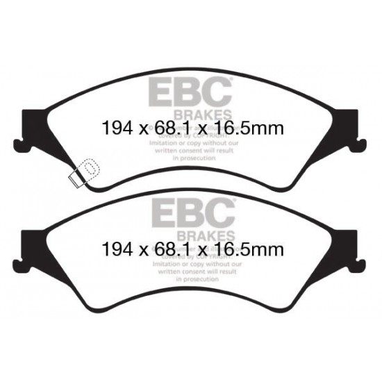 Klocki EBC Brakes Yellowstuff DP42140R