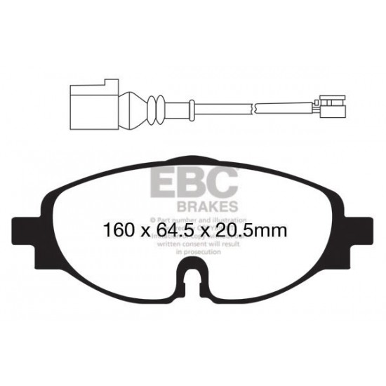 Klocki EBC Brakes Ultimax2 - Seat Leon FR (5F) przód