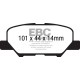 Klocki EBC Brakes Yellowstuff - Citroen C4 Aircross tył