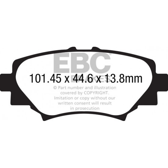 Klocki EBC Brakes Ultimax2 - Mazda 3 (BM) tył
