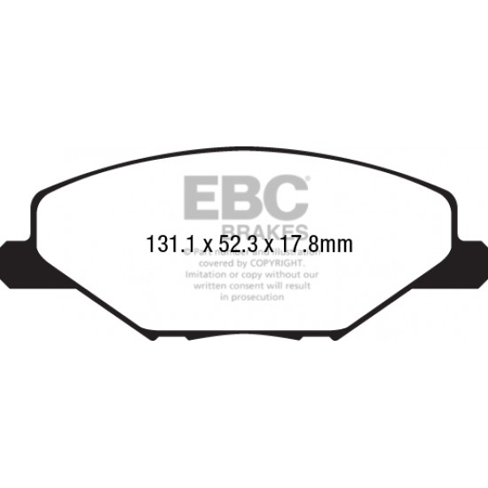 Klocki EBC Brakes Ultimax2 - Skoda Rapid przód