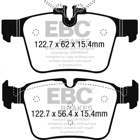 Klocki EBC Brakes Yellowstuff DP42215R