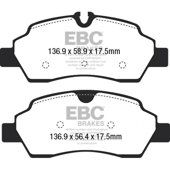 Klocki EBC Brakes Yellowstuff DP42222R